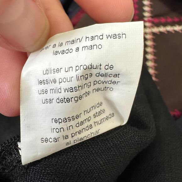 Animale Pants Womens Small Black Pull Elastic Waist On Pockets Taper Ankle - Picture 7 of 12